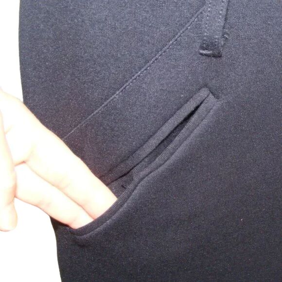 KARL LAGERFELD Dress, S, Navy, Career, Pockets, Back Zipper, Short sleeves - Picture 6 of 15